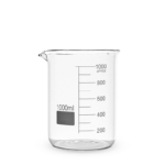 1L Glass Beaker Low Form