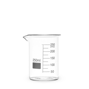 250ML Glass Beaker Low Form