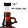 4L زجاجة عمبرية محكمة الإغلاق